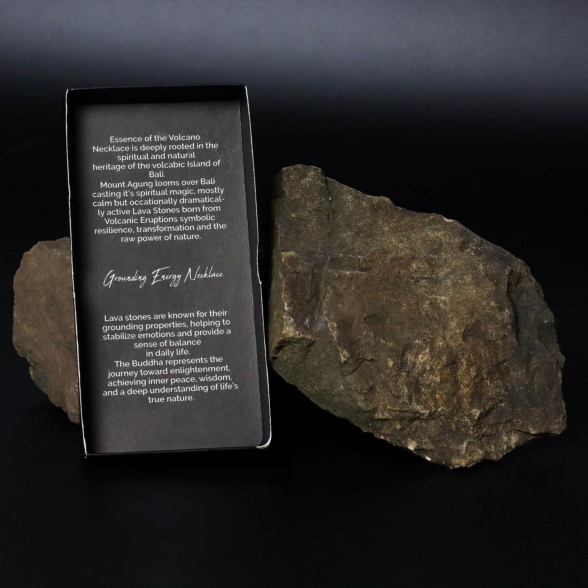 Grounding Lava Stone Necklace | Grounding Energy