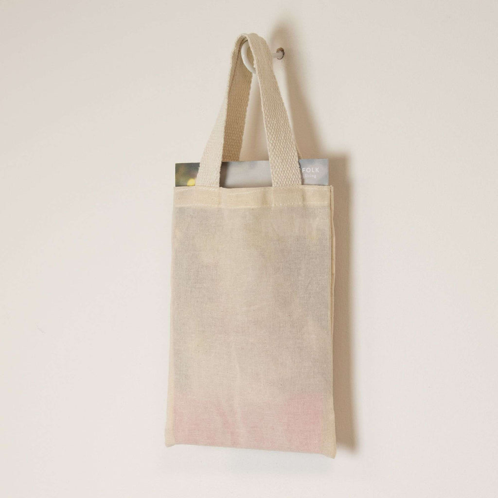 Nomad Sari Iconic Mini Gift Tote Bag - Unprinted- (25x18cm) - Natural 4oz
