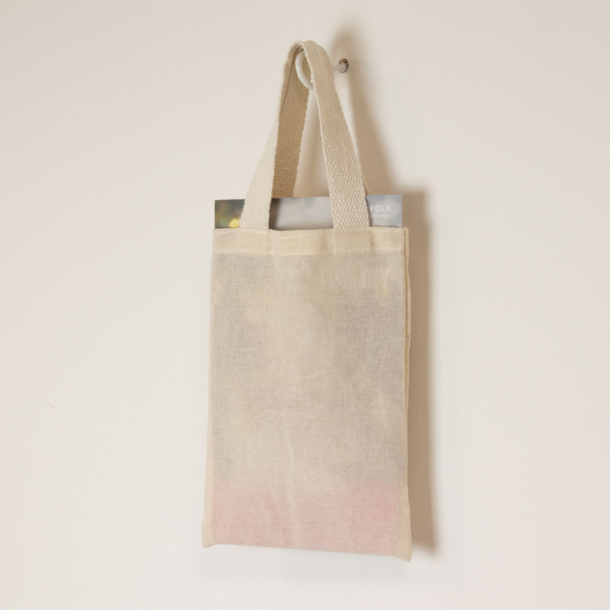 Nomad Sari Iconic Mini Gift Tote Bag - Unprinted- (25x18cm) - Natural 4oz