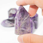 Gemstone Points approx 6cm (0.5KG) - African Amethyst (approx 8 pieces)