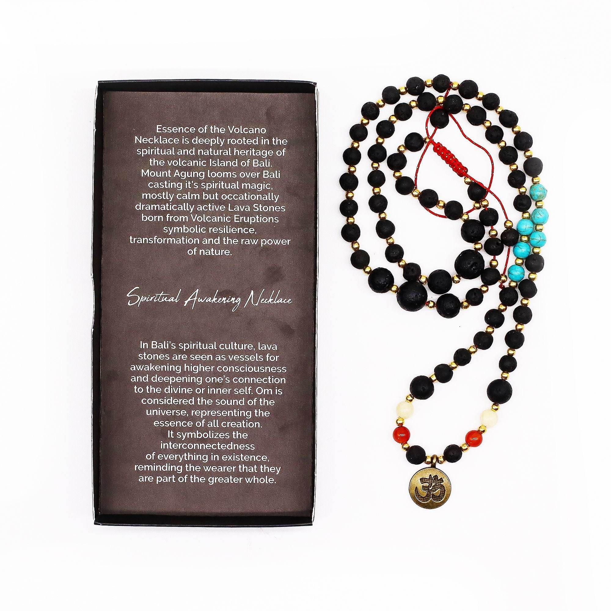 Grounding Lava Stone Necklace | Spiritual Awakening