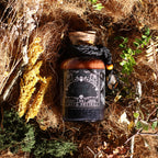 Ancient Witch Bath Spell Potion & Citrine Crystal Amulet - Success