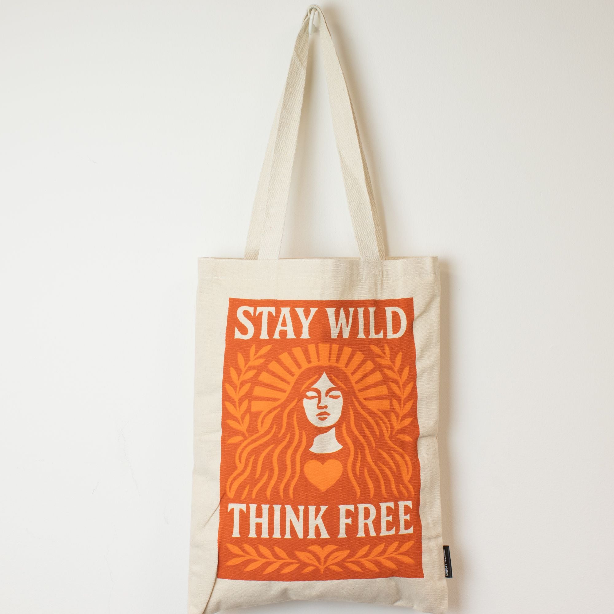 Nomad Sari Iconic Toni Tote Bag - Stay Wild - Natural 10oz