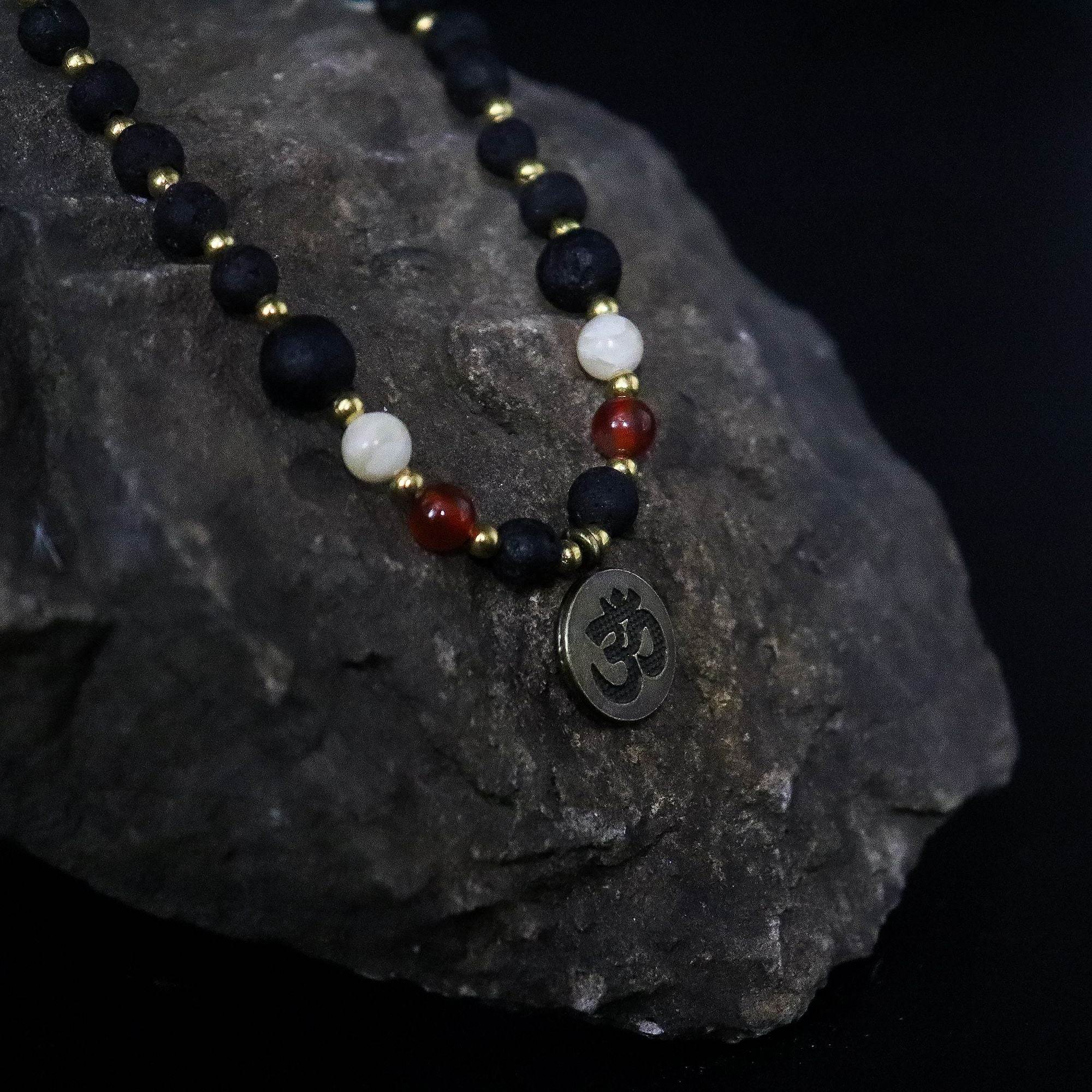 Grounding Lava Stone Necklace | Spiritual Awakening