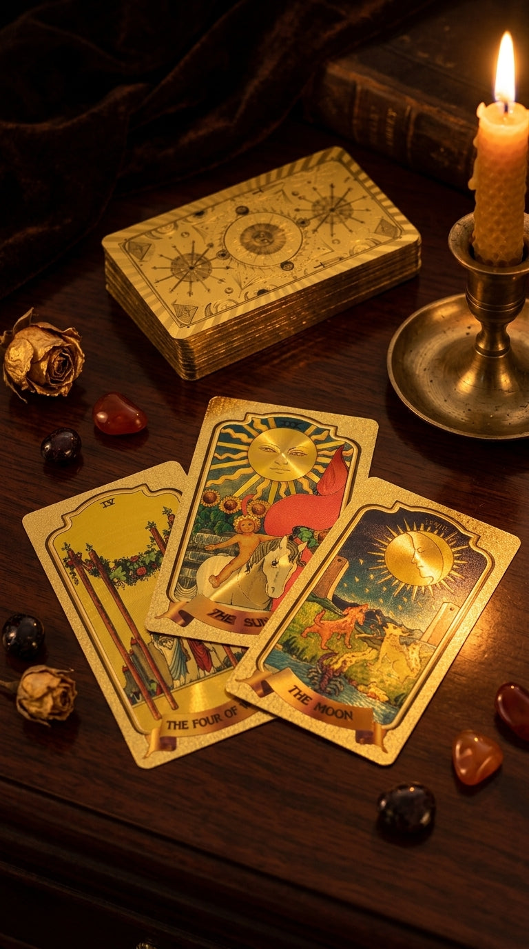 Artisan Golden Foil Tarot Deck