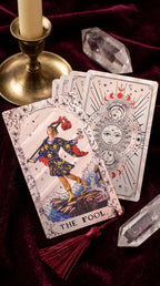 Artisan Moon Phase Rose Gold Foil Tarot Deck | with Guidebook