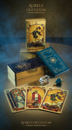 Artisan All Seeing Eye Blue & Gold Foil Tarot Deck | with Guidebook