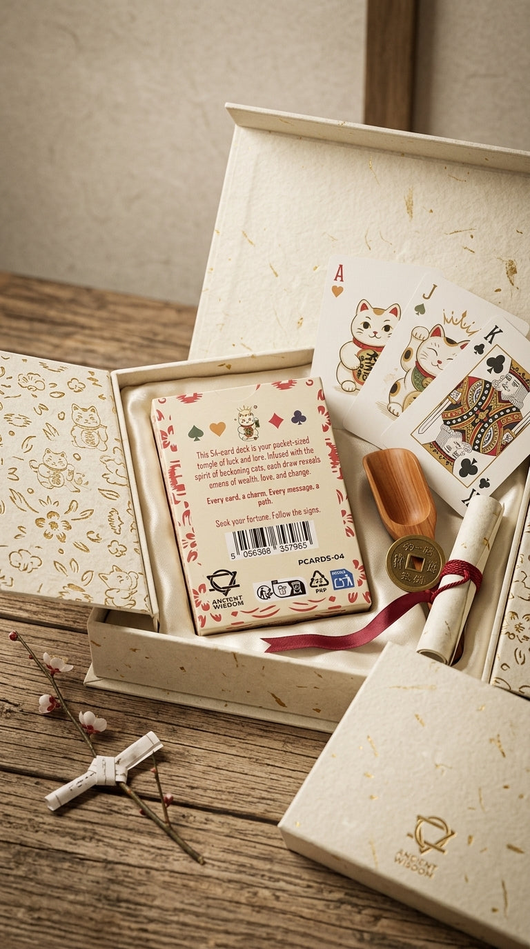 Artisan Fortune Cats Playing & Oracle Deck | Maneki Neko