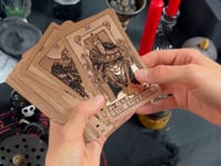 Artisan Moon Phase Rose Gold Foil Tarot Deck | with Guidebook